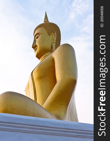 Buddha In The Temple. Of ,Bangkok