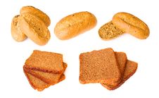 Pastry - Fitness Baguette And Wholemeal Bread Royalty Free Stock Photo Pastry - Fitness Baguette And Wholemeal Bread Royalty Free Stock Photo