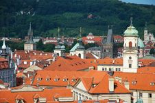 The Steeples Of Prague Stock Photography The Steeples Of Prague Stock Photography