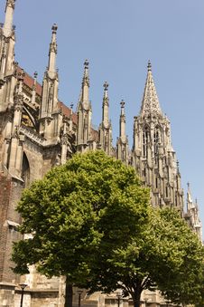Medieval Cathedral Of Ulm, In Southern Germany Royalty Free Stock Photo