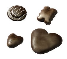 Chocolate Cookies Stock Photo
