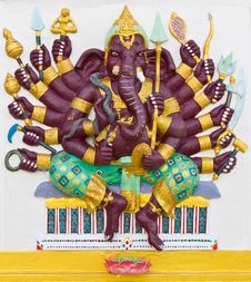 Indian Or Hindu God Ganesha Avatar Royalty Free Stock Photography