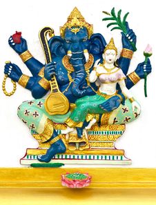 Indian God Ganesha Or Hindu God Royalty Free Stock Images