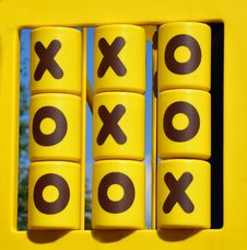 Tic Tac Toe Game Royalty Free Stock Images