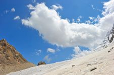 Top Of High Mountains, Covered By Snow. Stock Photo Top Of High Mountains, Covered By Snow. Stock Photo