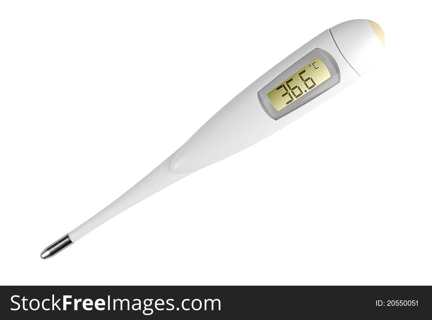 Digital electronic thermometer