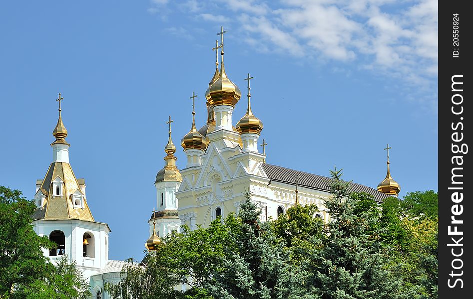 The Pokrovsky Cathedral In Kharkiv