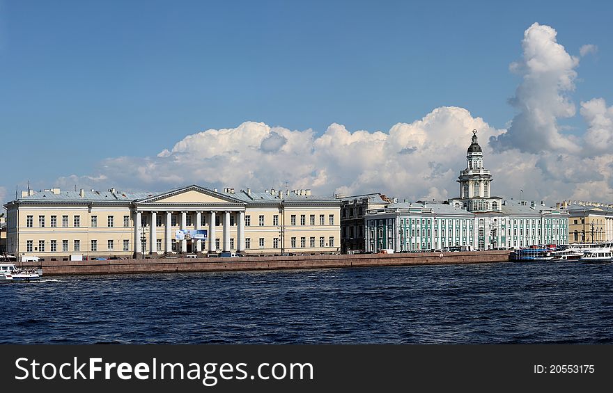 View Of Universitetskaya Embankment