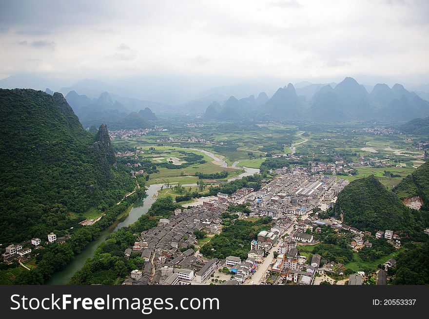 It is taken in China. Yangshuo. It is taken in China. Yangshuo.