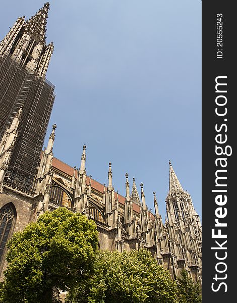 Medieval Cathedral of Ulm, in Southern Germany