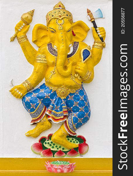 Indian Or Hindu God Ganesha Avatar