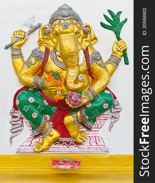 Indian or Hindu God Ganesha avatar