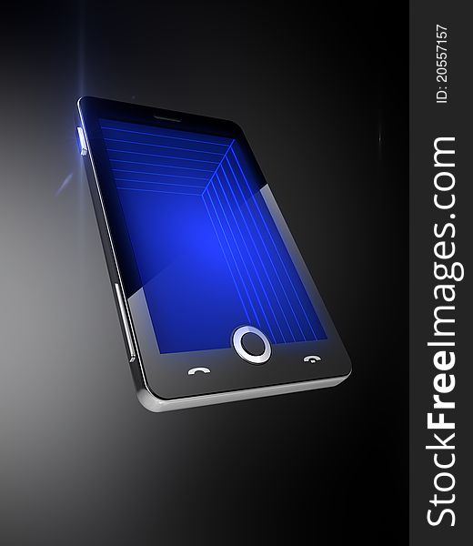 Mobile phone 3D screen