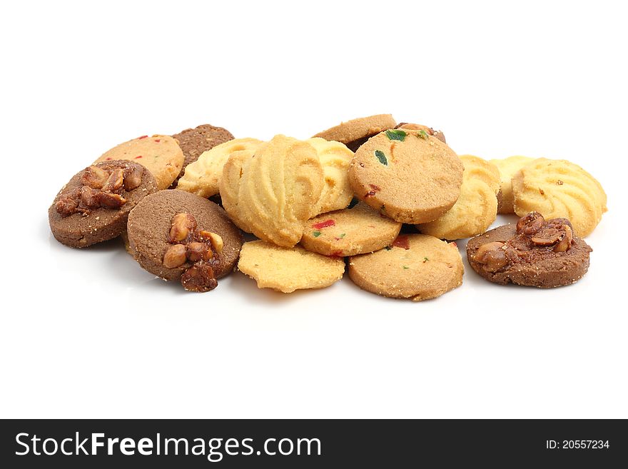 Mix Cookie isolated in white background