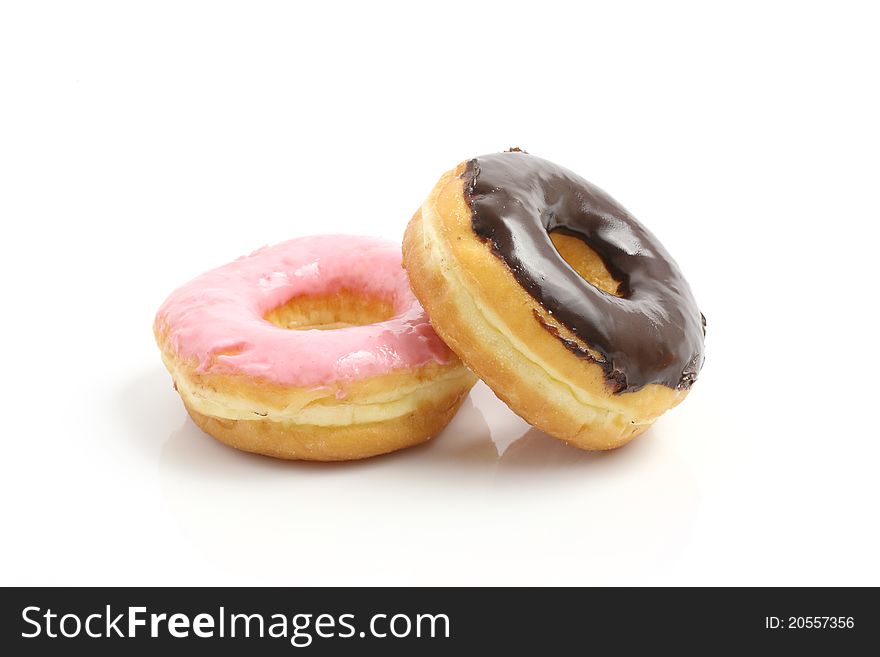Chocolate Donut isolated in white background