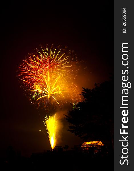 An image of beautiful fireworks celebration. An image of beautiful fireworks celebration