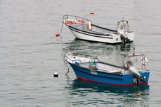 Two Fishing Boats Stock Photo