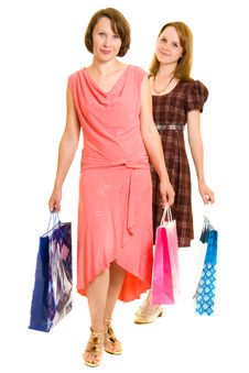 Girls With Shopping Stock Photo Girls With Shopping Stock Photo