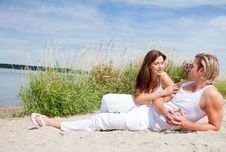 At The Beach Stock Image At The Beach Stock Image