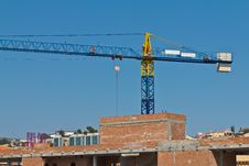 Building And Crane Royalty Free Stock Images