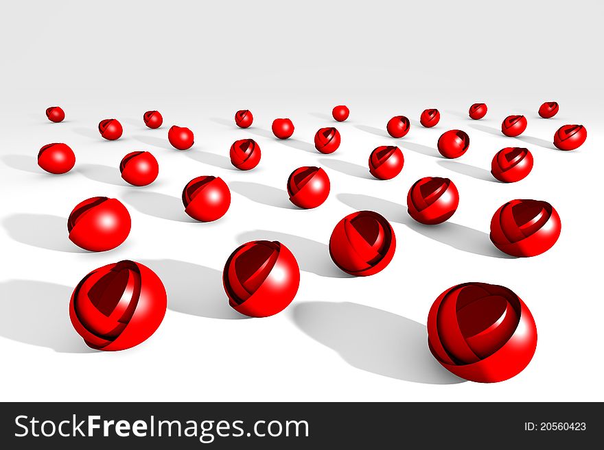 Background illustration of a field of red stylized roses. Background illustration of a field of red stylized roses