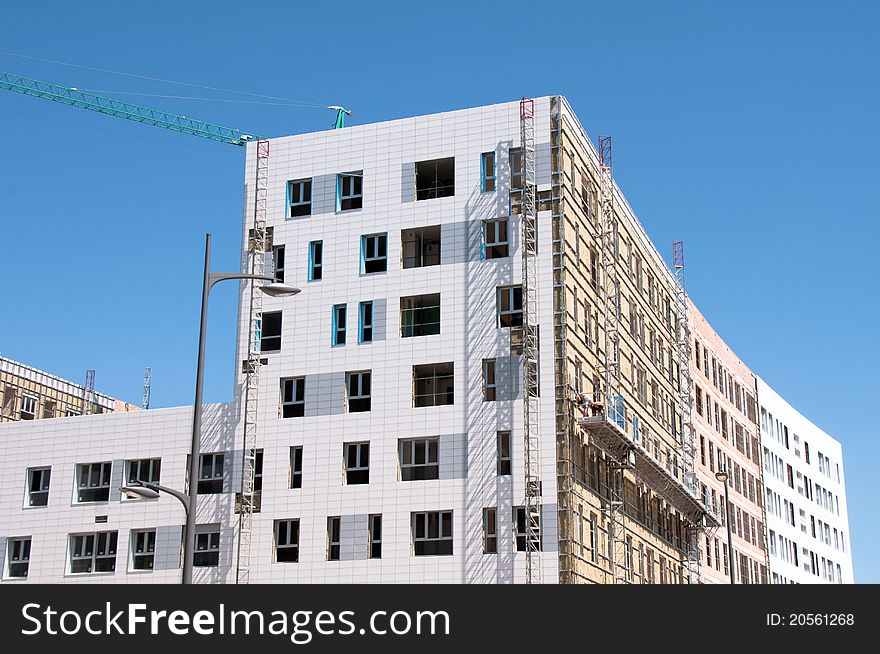 Building under construction at Spain