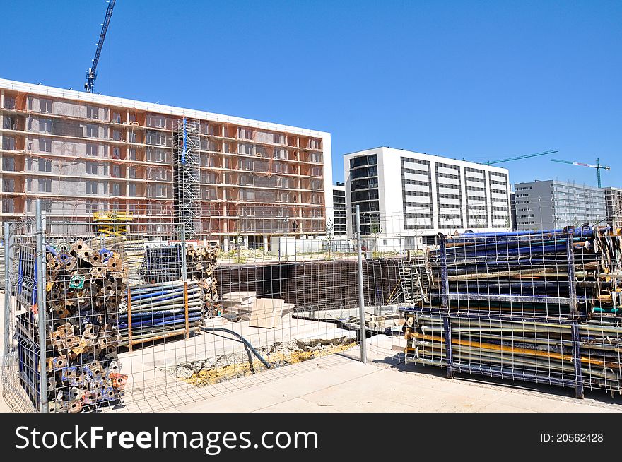 Under construction, new neighborhood (Spain)