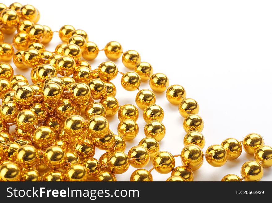 Golden Color Beads