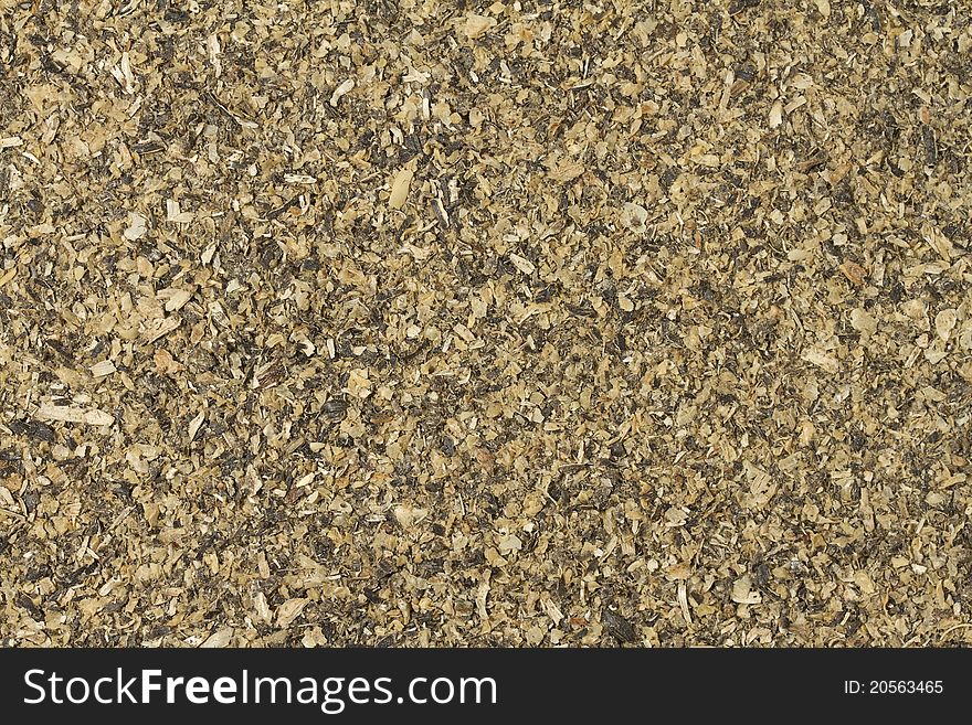 Close up image of milled sunflower pellets