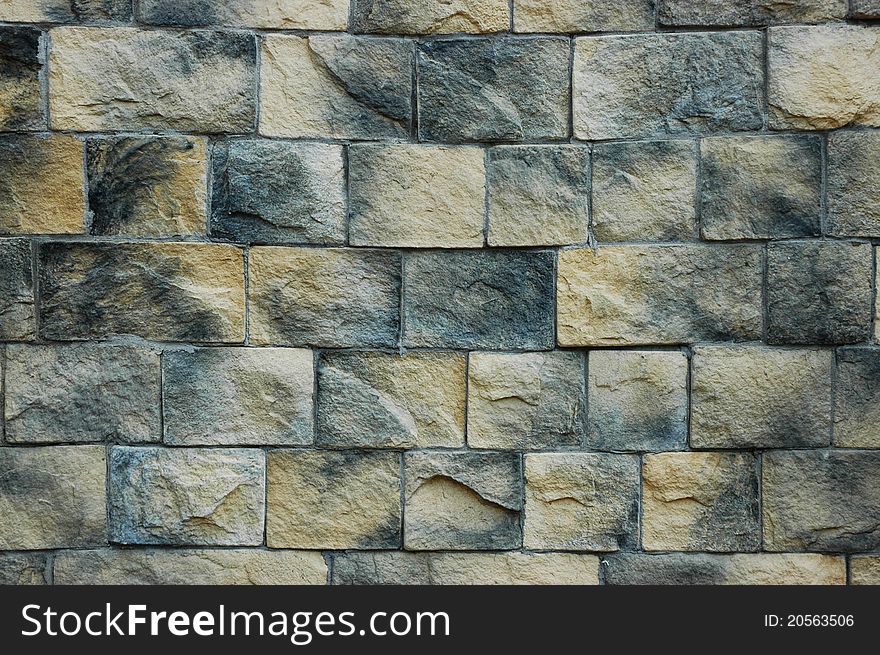 Wall Faced With Stone