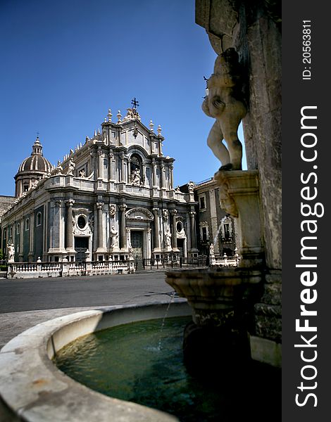 Art and architecture of the main church of Catania. Art and architecture of the main church of Catania