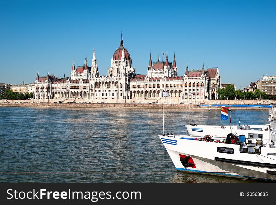 Hungarian Parliament Building in Budapest. Hungarian Parliament Building in Budapest.