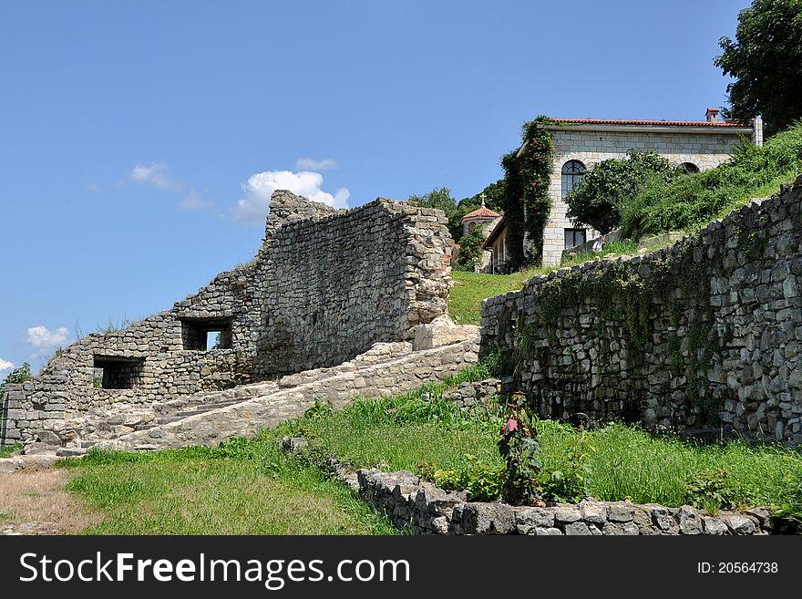 Kalemegdan fortress in belgrade, old ancient castle