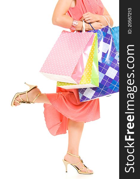 Girl With Shopping