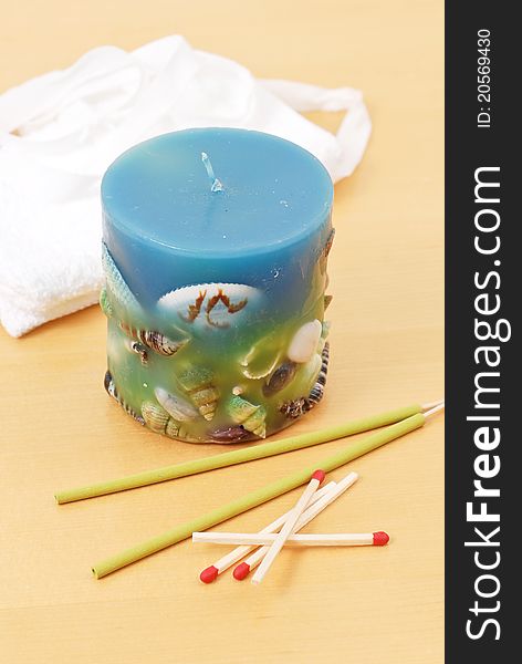 Fun Shell Candle with Incense