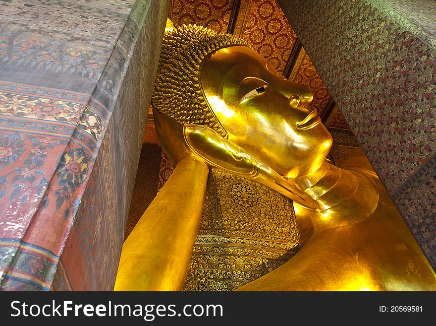 Wat Pho in Bangkok Thailand.
