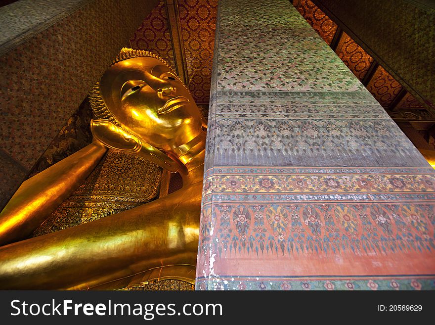 Wat Pho in Bangkok Thailand.