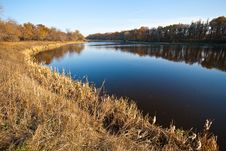 Autumn Trees Reflected In Water Royalty Free Stock Image Autumn Trees Reflected In Water Royalty Free Stock Image