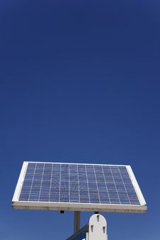 Solar Panels Against The Sky Royalty Free Stock Photo