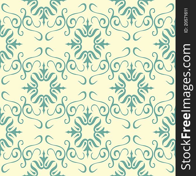 Seamless Damask styled background. Great for wallpapers. Seamless Damask styled background. Great for wallpapers