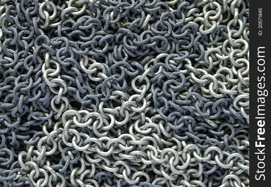 Small chain material for background. Small chain material for background