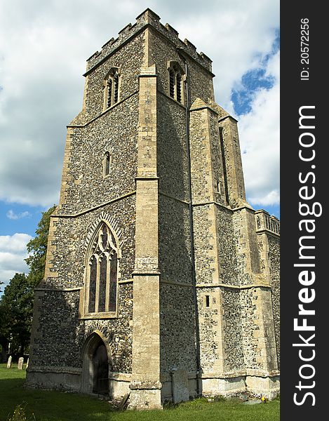 Corner of St. PeterÂ´s church in Felsham / Suffolk. Corner of St. PeterÂ´s church in Felsham / Suffolk