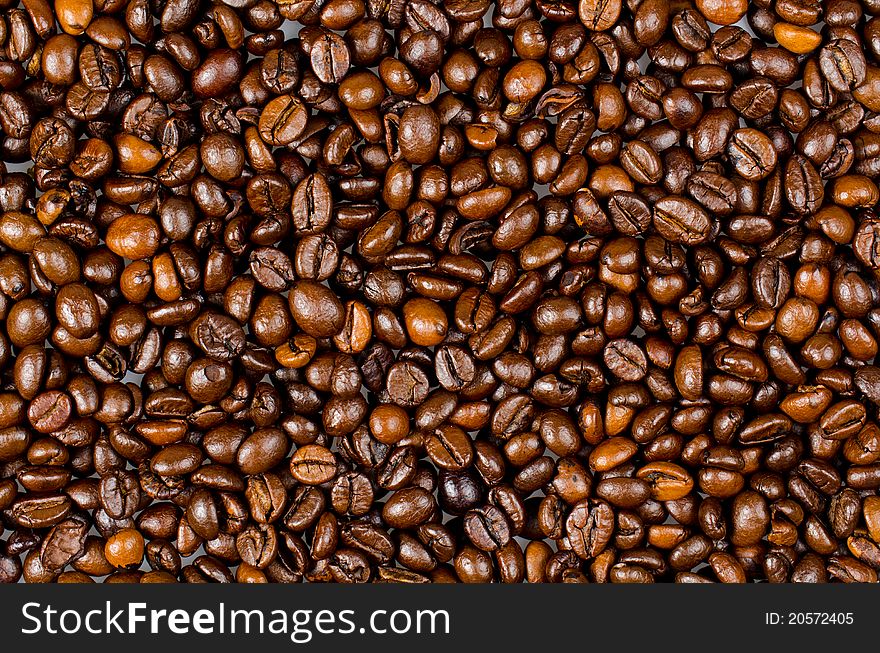 Close-up of brown coffee, background texture. Close-up of brown coffee, background texture