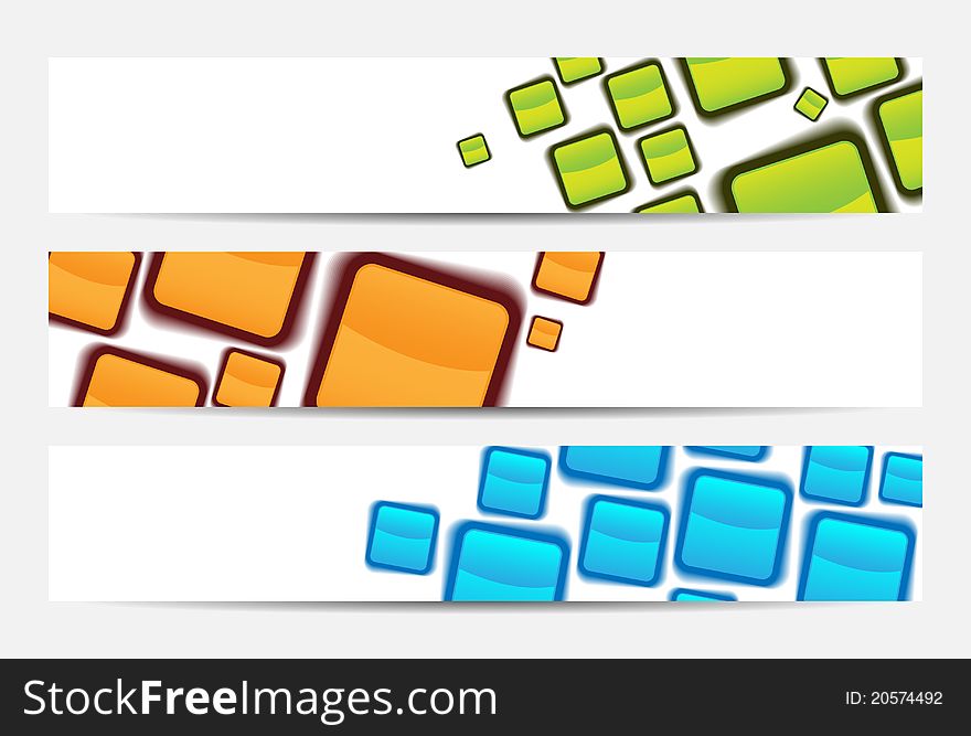 Abstract website banner or header