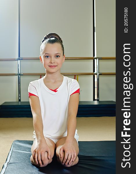 Portrait Of Gymnast Girl