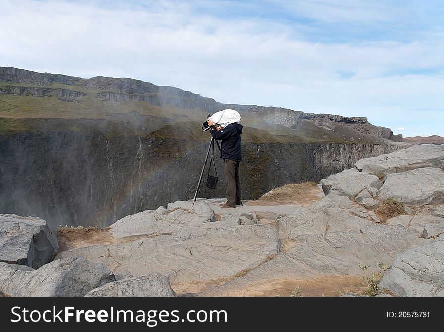 Photographer In Iceland