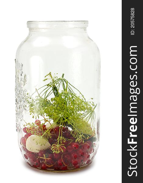 A Set Of Spices In Glass Jars