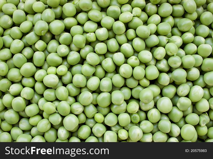 Green, fresh peas for a nice soup. Green, fresh peas for a nice soup