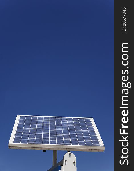 solar panels against the blue sky. solar panels against the blue sky