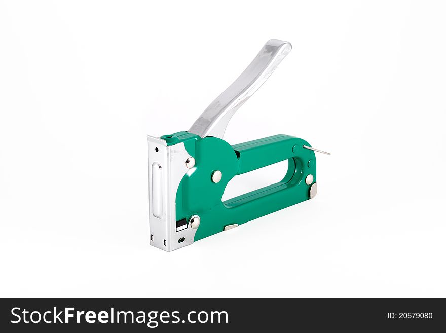 Open Staple gun Isolated on white background. Open Staple gun Isolated on white background.